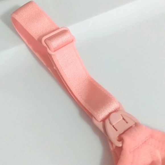 PEACH ADJUSTABLE SUPPORT COMFORT STRETCH SPORTS BRA SIZE XL NWT - Picture 5 of 11